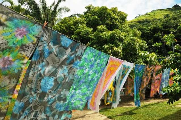 pareos Pareos dry in the island breeze