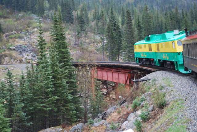 White Pass Railroad in Skagway