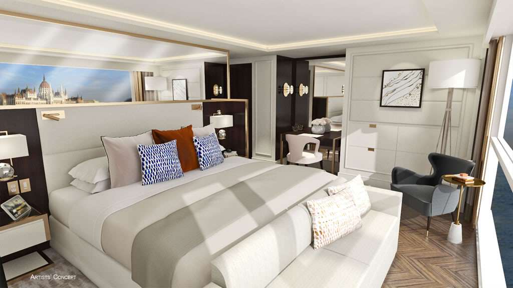 Crystal River Cruises Suite Rendering