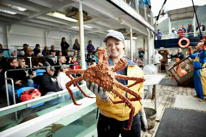 Finding crabs in Alaska