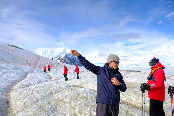 Expedition guide in Antarctica