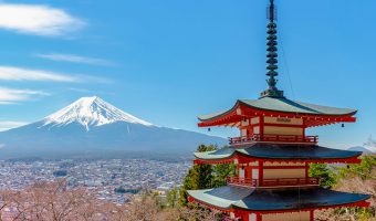 Tokyo and Mt Fuji