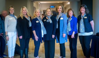 cruise travel professionals posing for picture