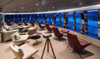 observation lounge on Scenic Eclipse